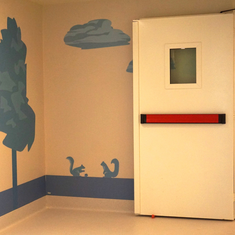 La Città dei Bambini, la nuova area pediatrica del Padiglione Sforza del Policlinico di Milano,